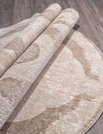 Турецкий ковер ARMINA-03880B-BROWN-BROWN-OVAL