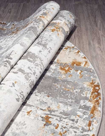 Турецкий ковер GRAND-23319-975-GREY-GOLD-OVAL