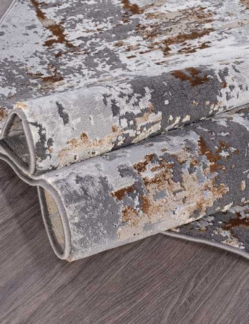 Турецкий ковер GRAND-23319-975-GREY-GOLD-OVAL