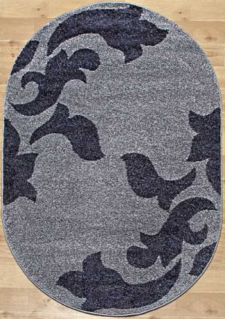 Овальный ковер PLATINUM T620 BLUE-NAVY
