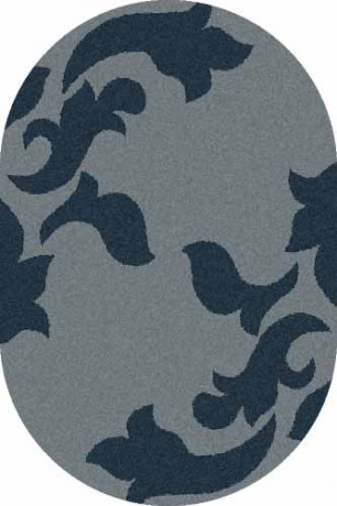 Овальный ковер PLATINUM T620 BLUE-NAVY