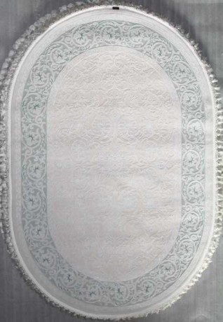 Турецкий ковер HUNKAR-7902-BLUE-BLUE-OVAL