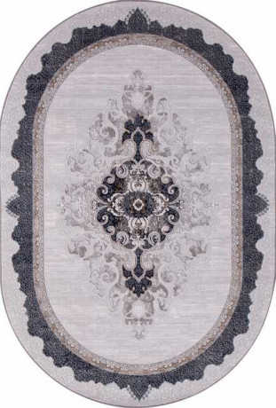 Турецкий ковер BABIL-34835-030-BLUE-OVAL