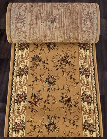 Ковровая тканная дорожка Диана 9 бежевый