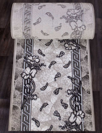 Ковровая тканная дорожка Диана 6 серый