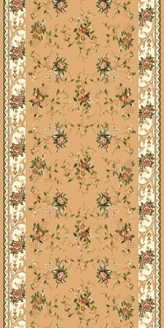 Ковровая тканная дорожка Диана 9 зеленый