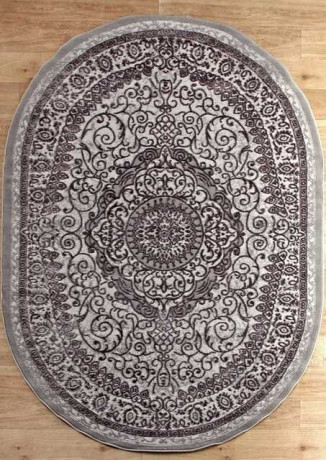 Турецкий ковер STYLE-ML002-096-D-GREY-OVAL