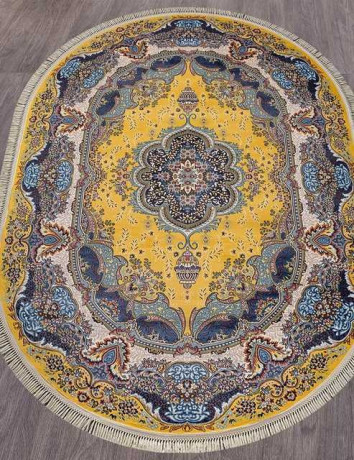 Ковёр ARAVIA-6807-YELLOW-OVAL