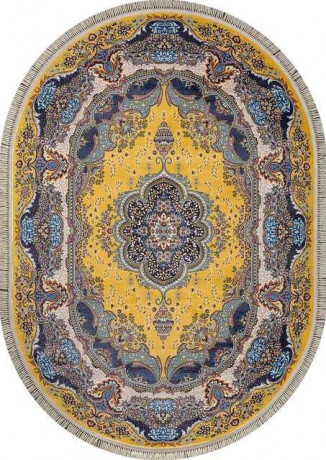 Ковёр ARAVIA-6807-YELLOW-OVAL