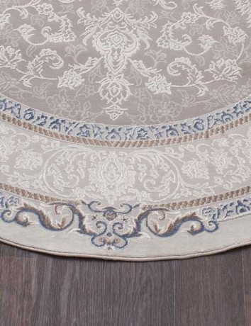 Турецкий ковер ARMINA-03874A-BLUE-BLUE-OVAL