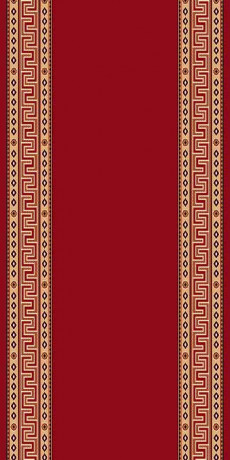 Ковровая тканная дорожка Диана 10 красный