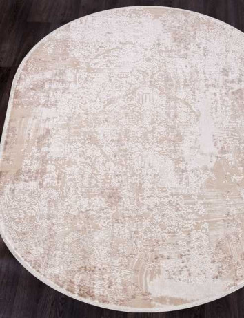 Турецкий ковер ALLURES-12216-CREAM-CREAM-OVAL