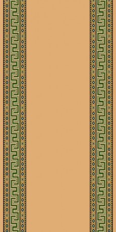 Ковровая тканная дорожка Диана 10 зеленый