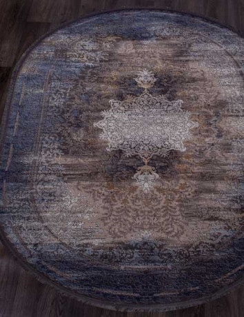 Иранский ковер NOYAN-7312-GRAY-OVAL
