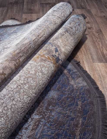 Иранский ковер NOYAN-7312-GRAY-OVAL