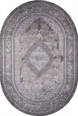 Турецкий ковер GRAND-34333-958-GREY-BROWN-OVAL