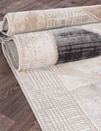 Турецкий ковер STAR-P563B-M-L-BEIGE-L-GRAY-STAN