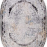 Турецкий ковер ERVA-18112-GRAY-BLACK-OVAL