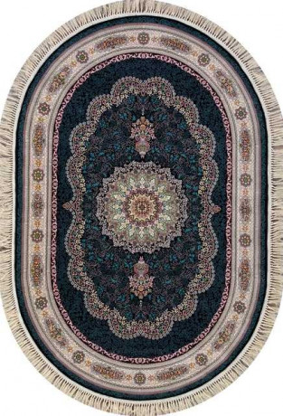Иранский ковер TEHRAN-7521-NAVI-OVAL