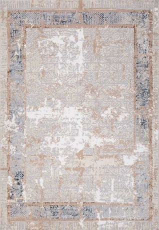 Турецкий ковер PERU-C068A-D-GREY-SHIRINK-BLUE-FDY-STAN