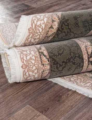 Иранский ковер NOYAN-8012-CREAM-OVAL