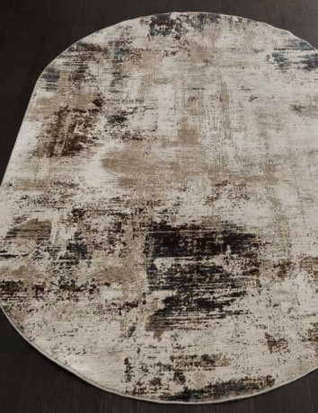 Турецкий ковер QUANTUM-03002B-BROWN-BROWN-OVAL