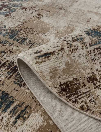 Турецкий ковер QUANTUM-03002B-BROWN-BROWN-OVAL