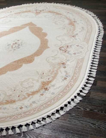 Турецкий ковер HUNKAR-7921-PINK-PINK-OVAL