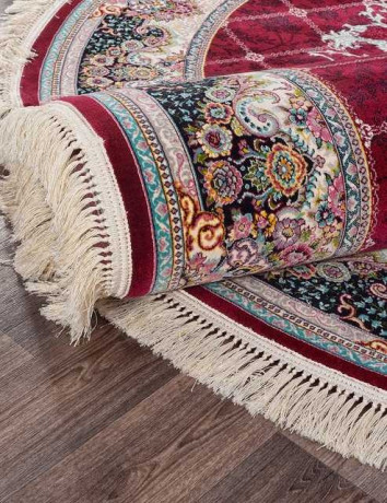 Иранский ковер TEHRAN-7586-RED-OVAL