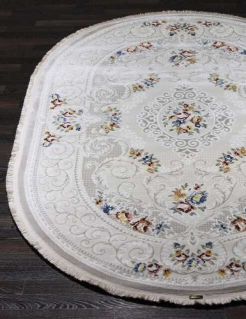 Турецкий ковер TRUVA-08325A-BEIGE-BEIGE-OVAL