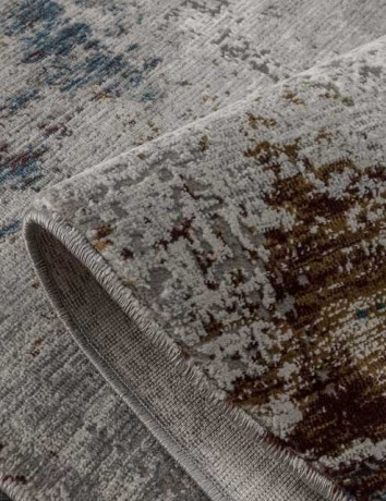 Турецкий ковер QUANTUM-03002G-GREY-GREY-OVAL