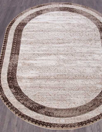 Турецкий ковер ARMINA-04041B-DARK-BROWN-OVAL