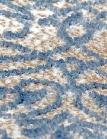 Турецкий ковер STYLE-Q5521-031-BLUE-OVAL