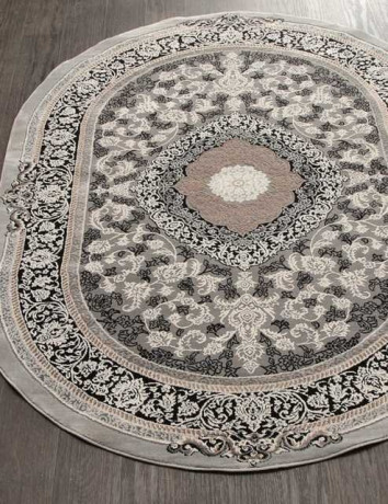 Турецкий ковер ARMINA-03914S-BLACK-BLACK-OVAL