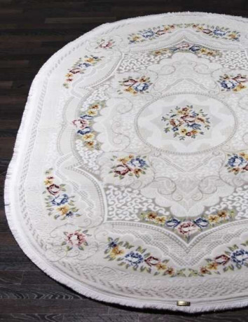 Турецкий ковер TRUVA-08326A-BEIGE-BEIGE-OVAL