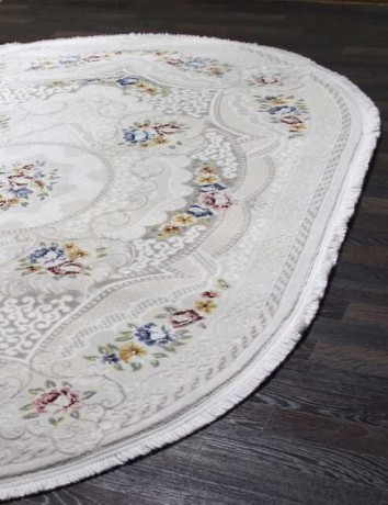 Турецкий ковер TRUVA-08326A-BEIGE-BEIGE-OVAL