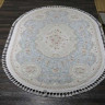 Турецкий ковер HUNKAR-7922-BLUE-BLUE-OVAL