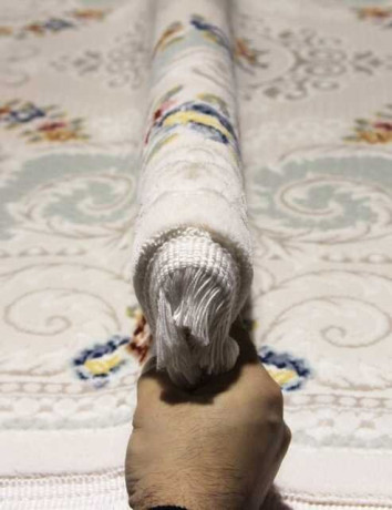 Турецкий ковер TRUVA-08327A-BLUE-BLUE-OVAL