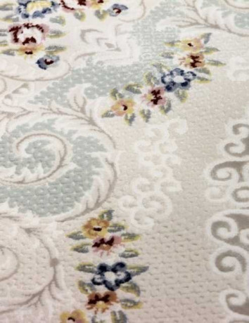 Турецкий ковер TRUVA-08327A-BLUE-BLUE-OVAL