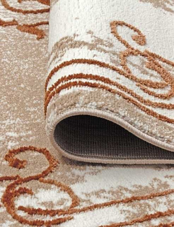 Турецкий ковер STYLE-Q5521-075-GOLD-OVAL