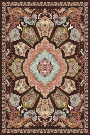Ковёр ARAVIA-D428-BROWN-PINK-STAN
