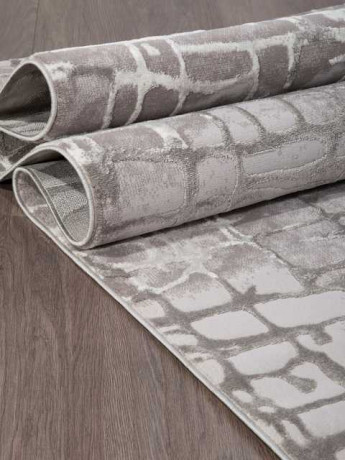 Турецкий ковер TEMPO-0101NC-C-POLY-L-GREY-L-GREY-STAN