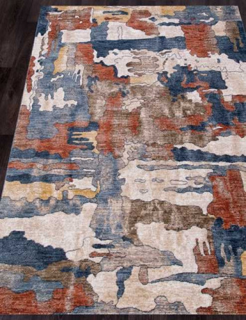 Турецкий ковер ZEUS-B3465A-VANILLA-BLUE-STAN