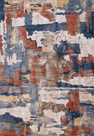 Турецкий ковер ZEUS-B3465A-VANILLA-BLUE-STAN