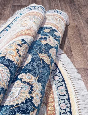 Иранский ковер FARSI 1500 G136-DARK-BLUE-DAIRE