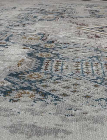 Турецкий ковер QUANTUM-03007G-GREY-GREY-OVAL