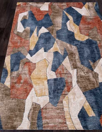 Турецкий ковер ZEUS-B3521A-D-BLUE-GREEN-STAN