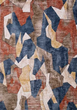 Турецкий ковер ZEUS-B3521A-D-BLUE-GREEN-STAN