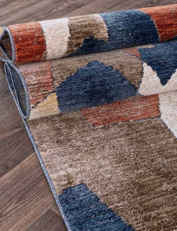 Турецкий ковер ZEUS-B3521A-D-BLUE-GREEN-STAN