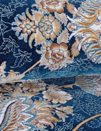 Иранский ковер FARSI 1500 G136-DARK-BLUE-STAN